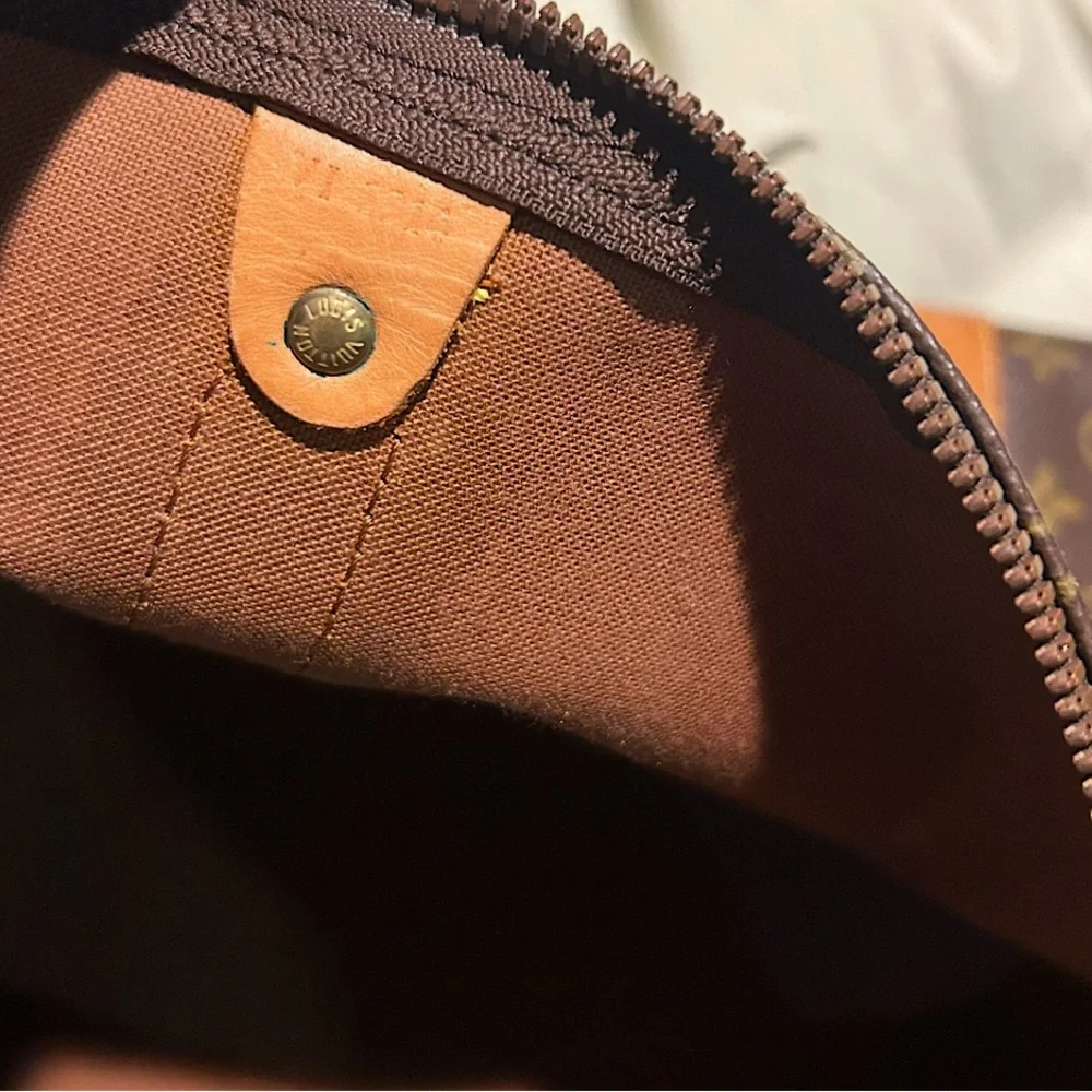 Louis Vuitton Monogram Canvas Brown & Tan Travel Duffel